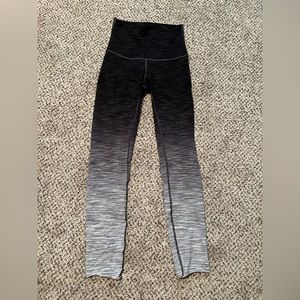 Lululemon wundertrain 25” size 6